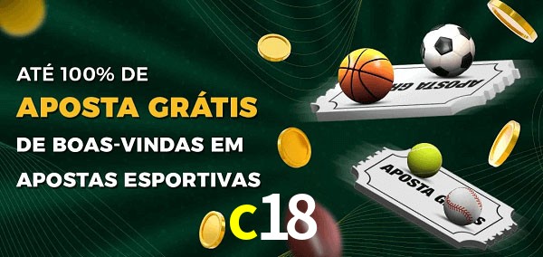 c18 Ate 100% de Aposta Gratis